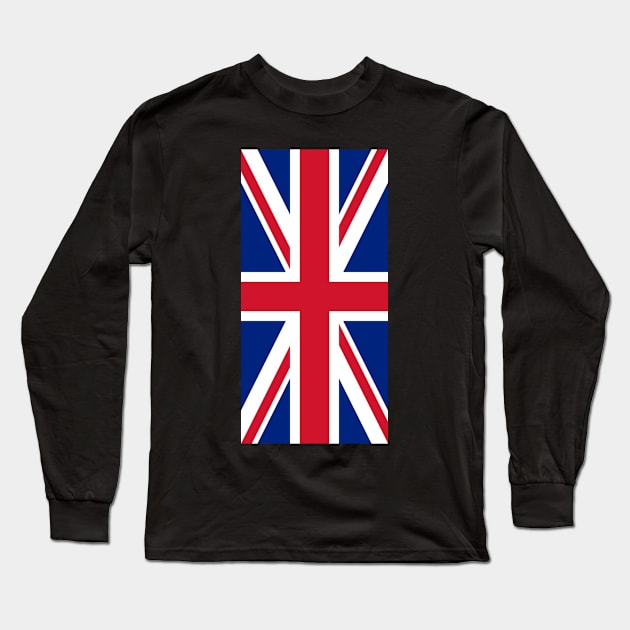 United Kingdom Flag Long Sleeve T-Shirt by Historia